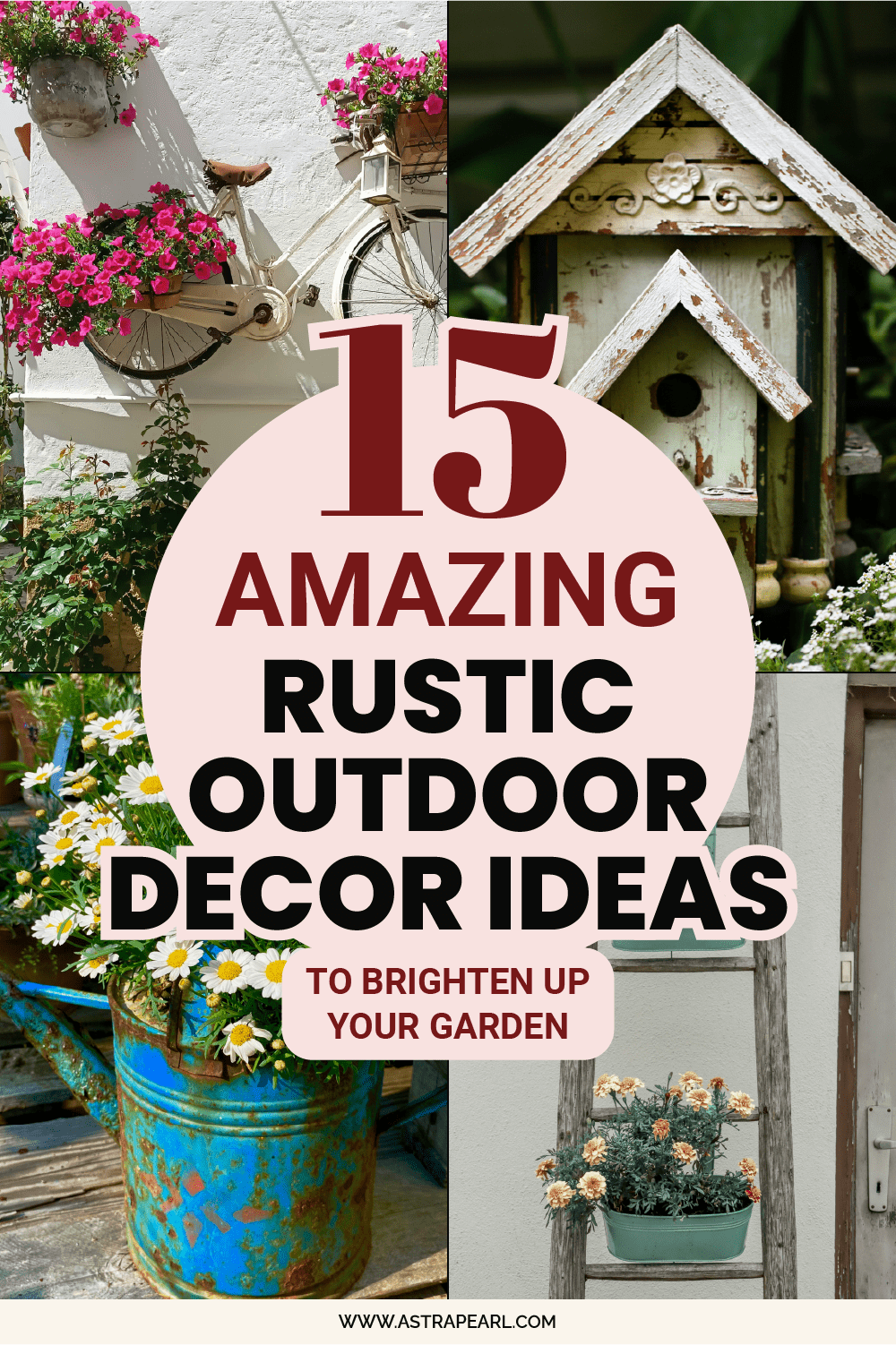 15 amazing rustic outdoor decor ideas to brighten up your garden ...