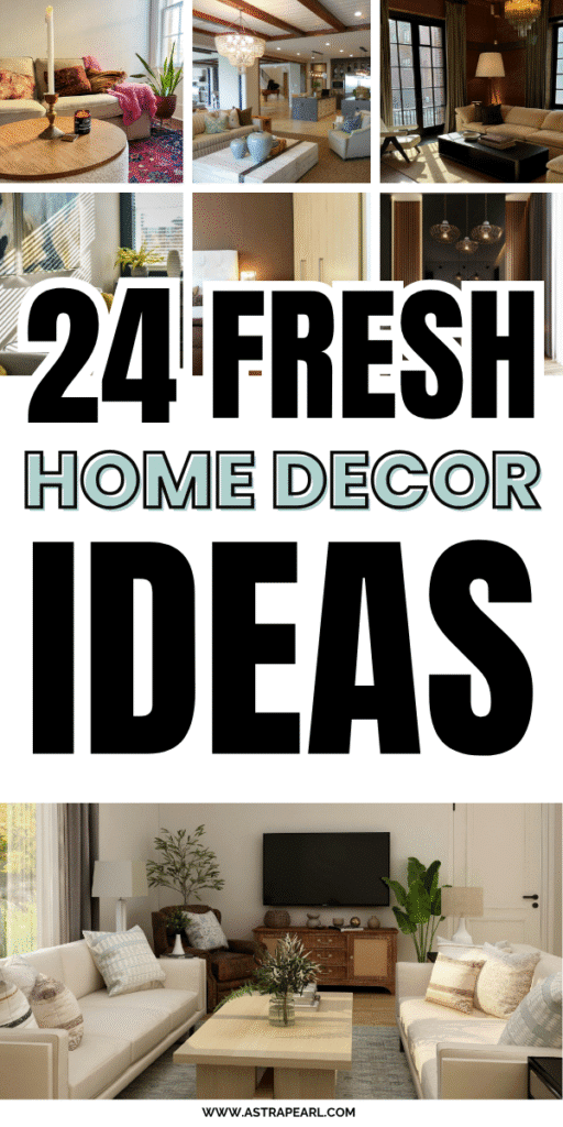 Pinterest Pin for home decor ideas.