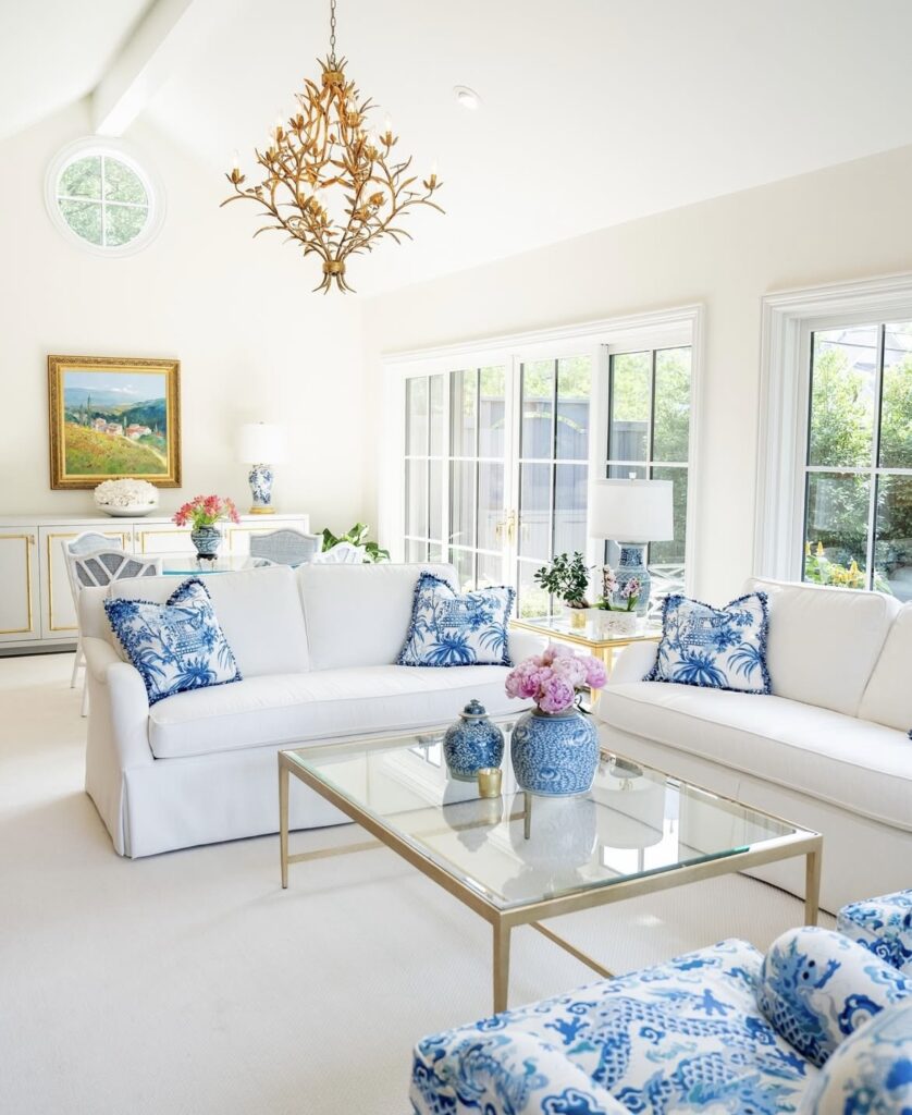 An elegant living room.