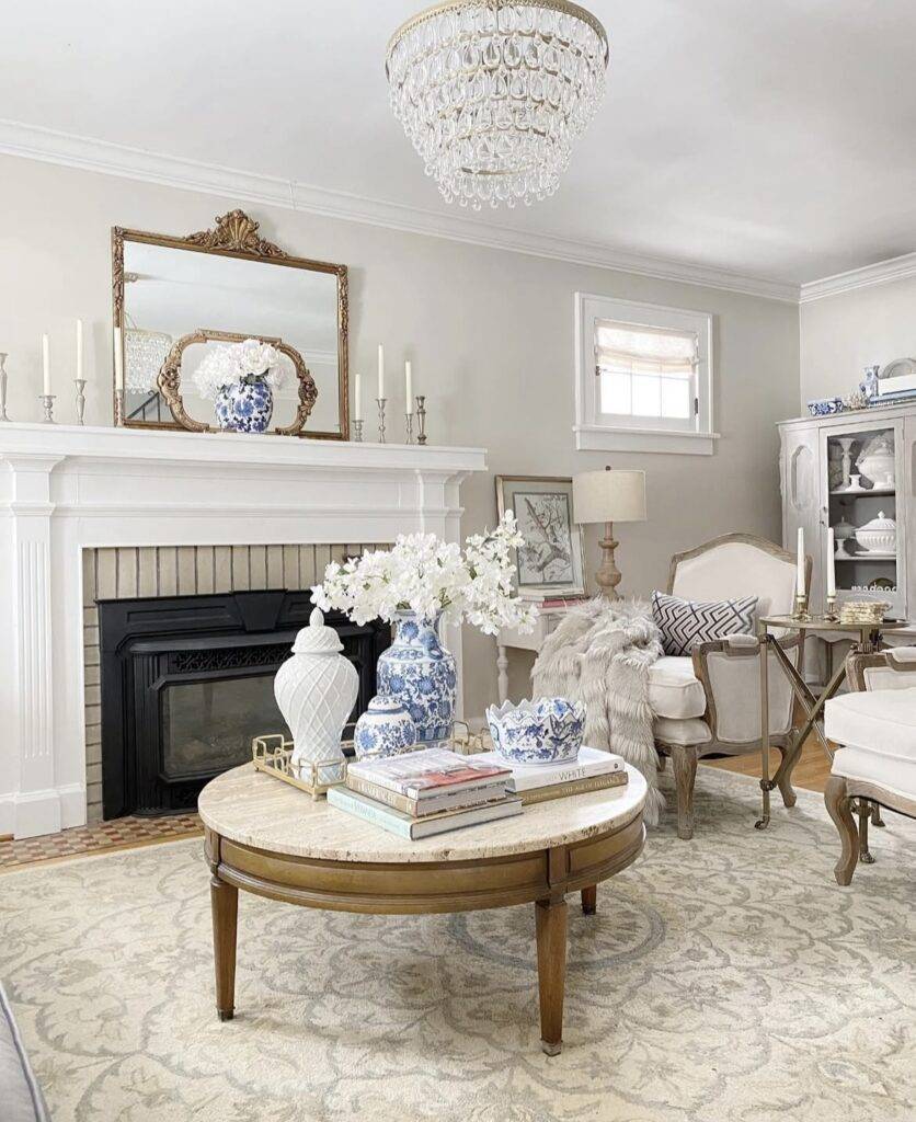 An elegant living room.