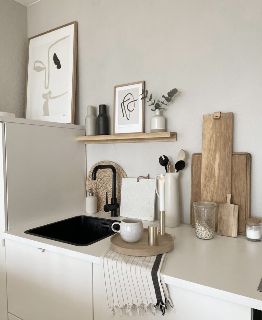 A Scandinavian kitchen.