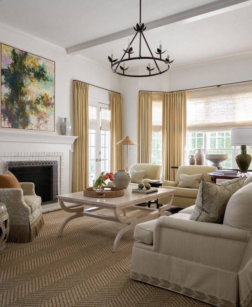 An elegant living room.