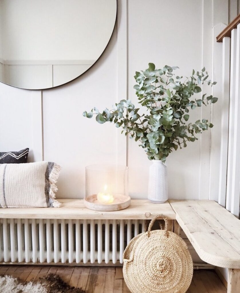 A Scandinavian entryway.