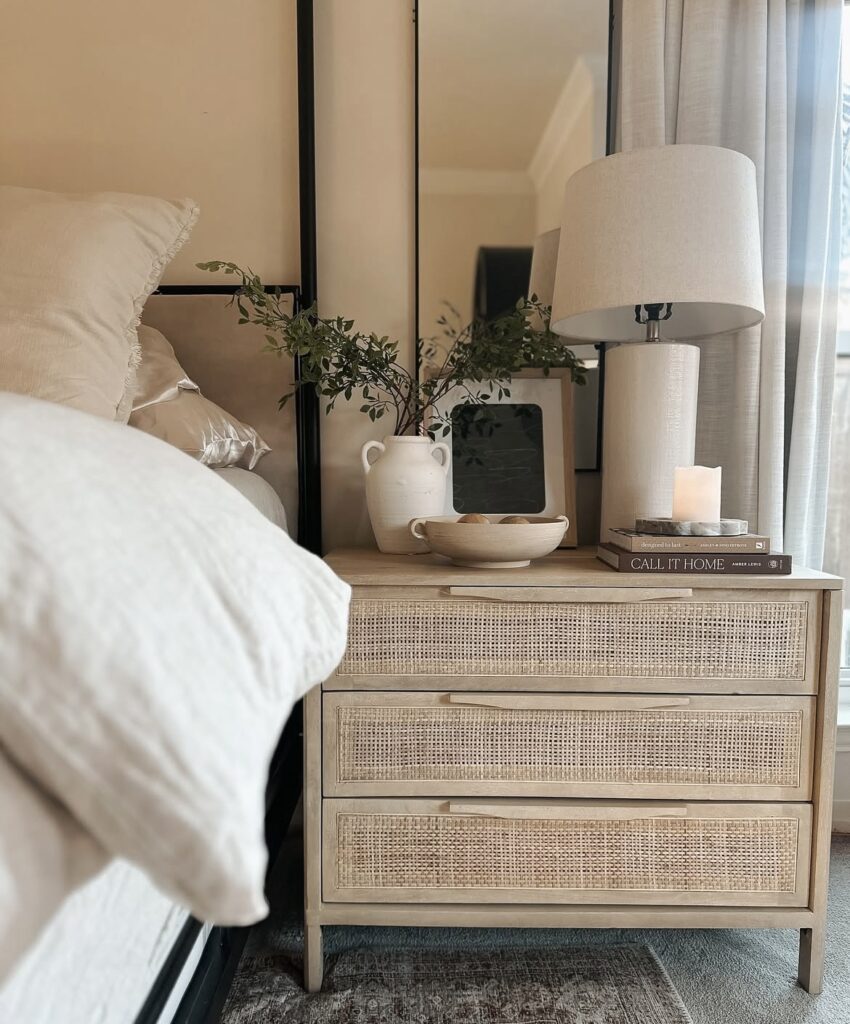 A Light Academia bedroom.