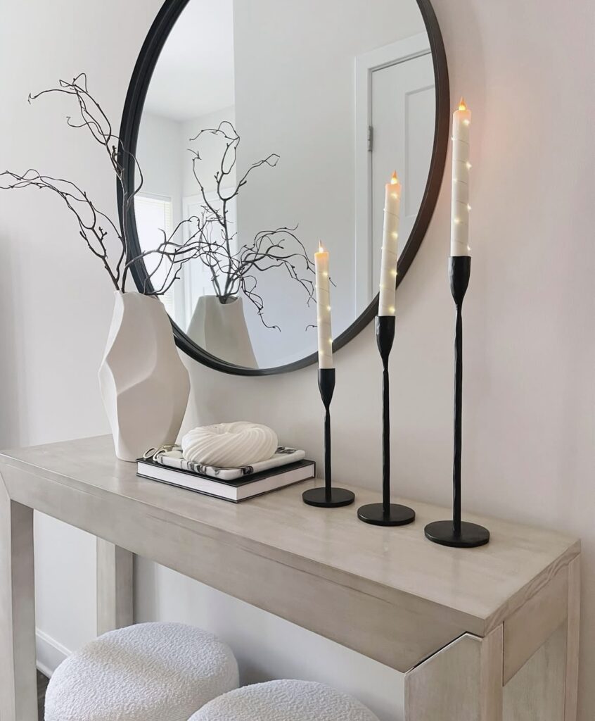 A Scandinavian entryway.