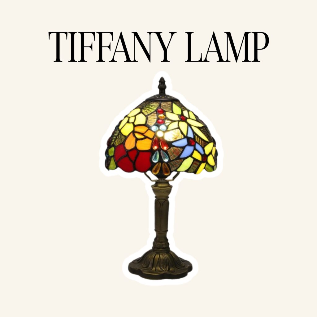 A tiffany lamp.