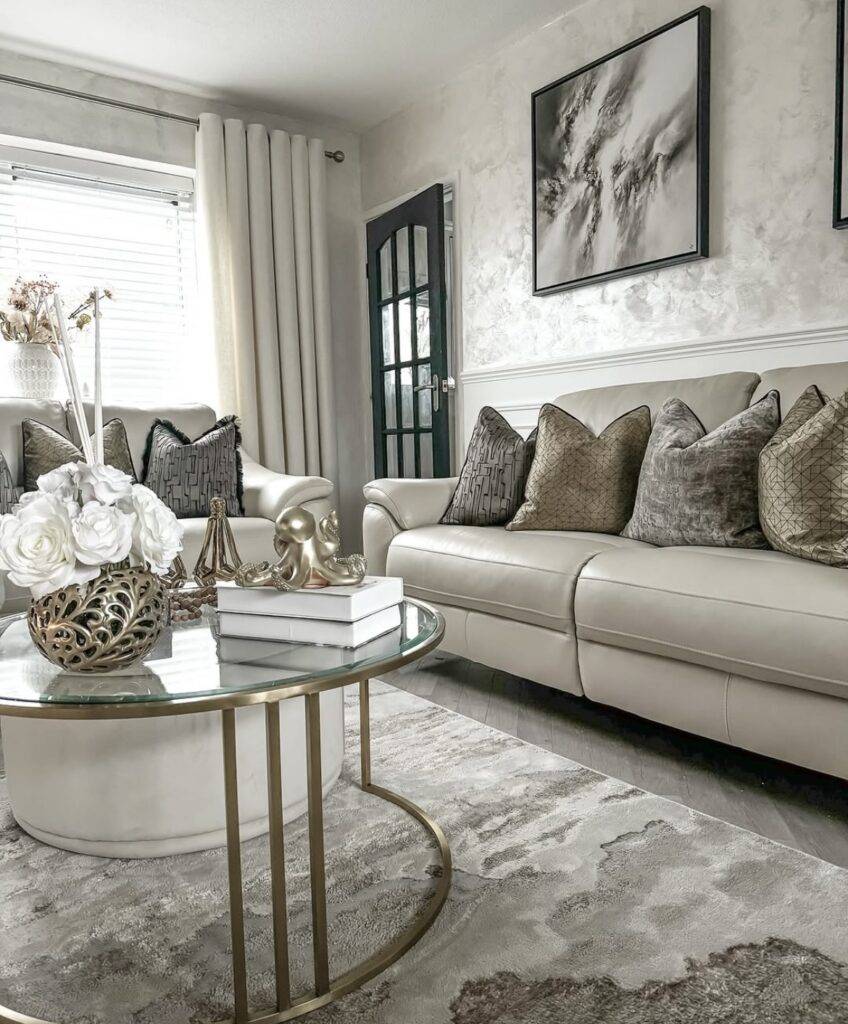 An elegant living room.