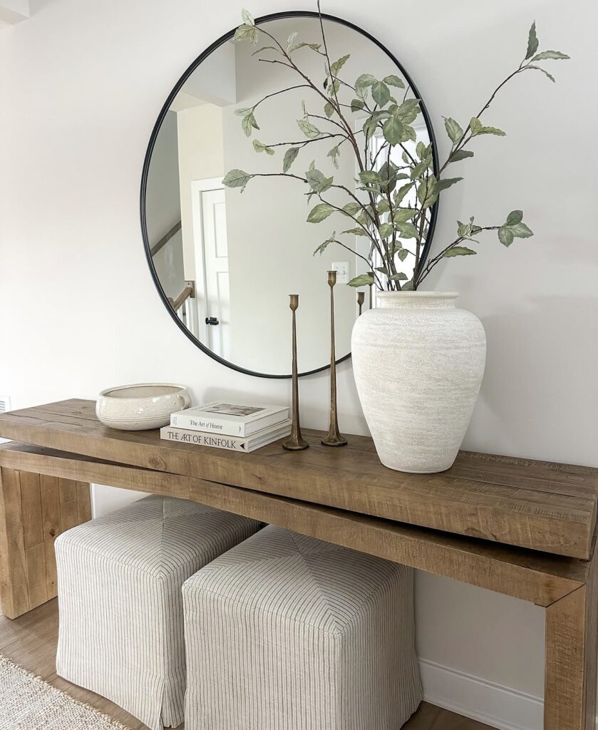 A minimalist entryway.