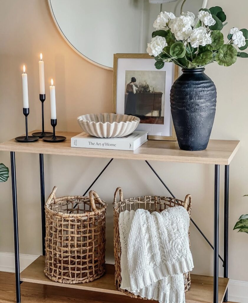 A minimalist entryway.