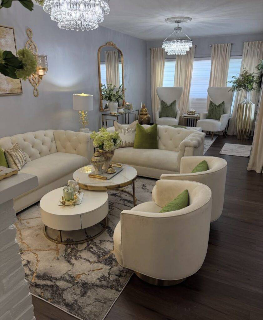 An elegant living room.