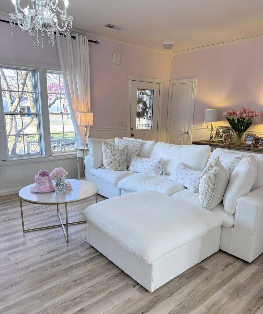 An elegant living room.