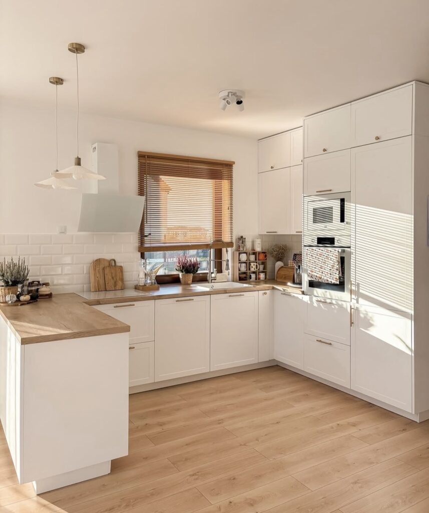 A minimalist kitchen.