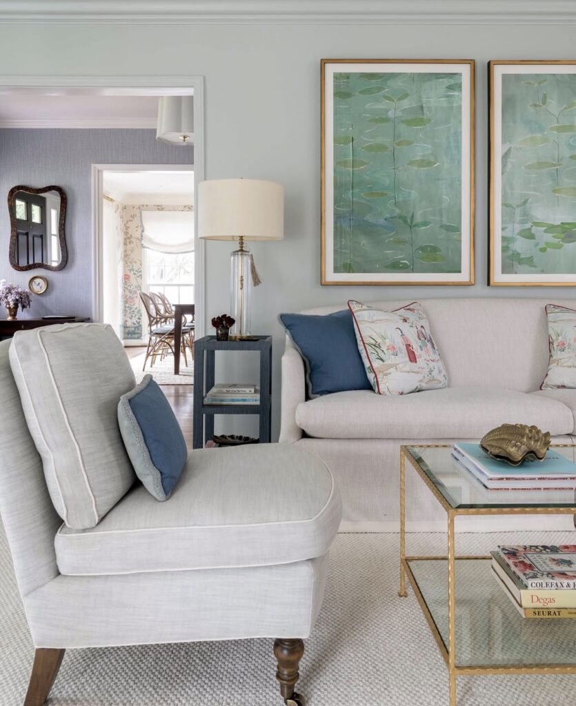 An elegant living room.