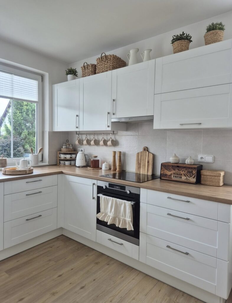 A minimalist kitchen.