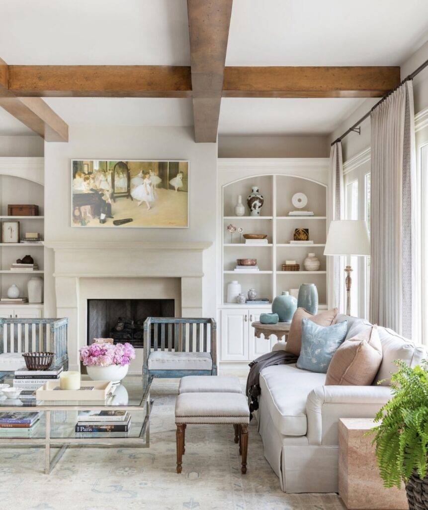 An elegant living room.