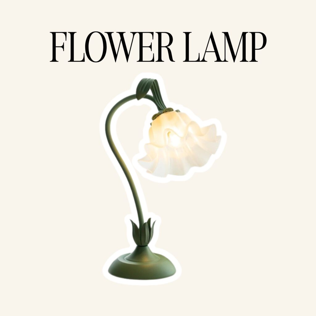 A flower lamp.