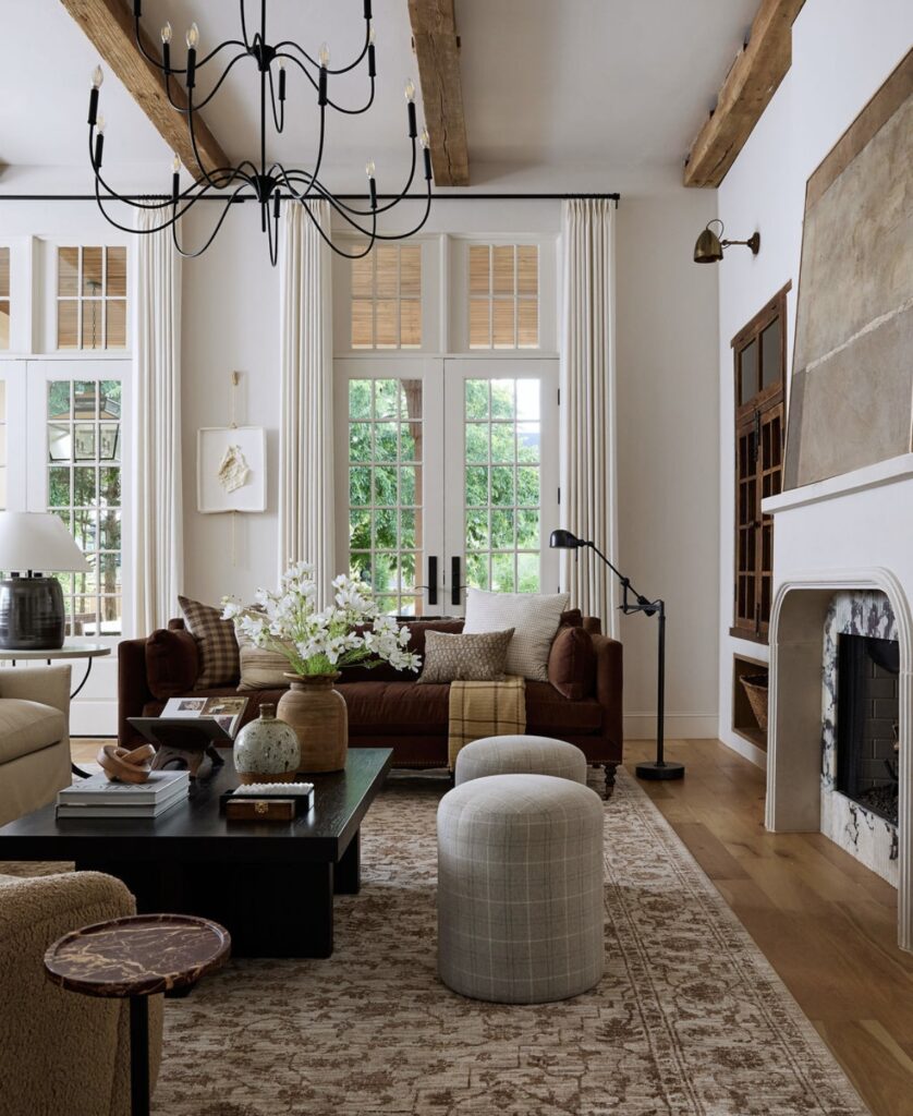 An elegant living room.