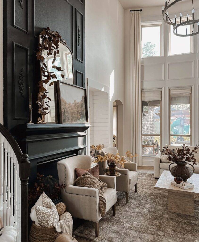 An elegant living room.