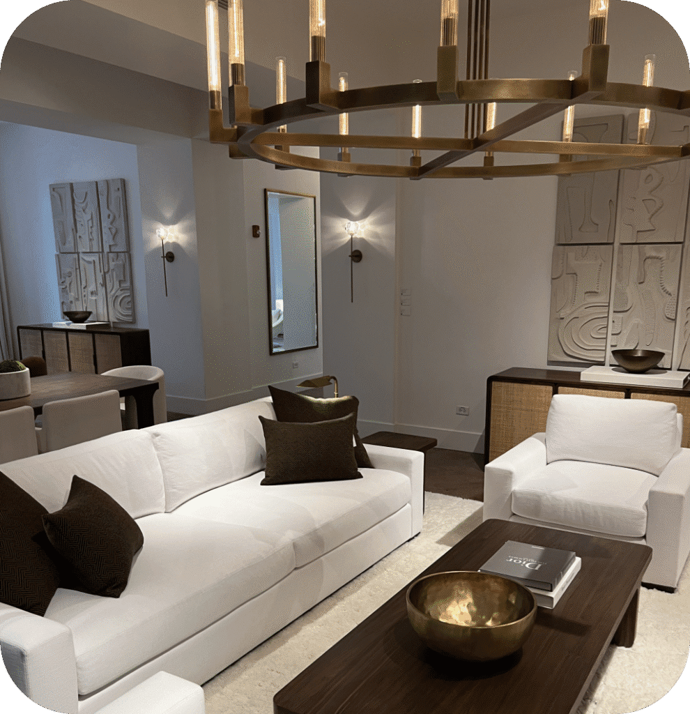 An elegant living room.