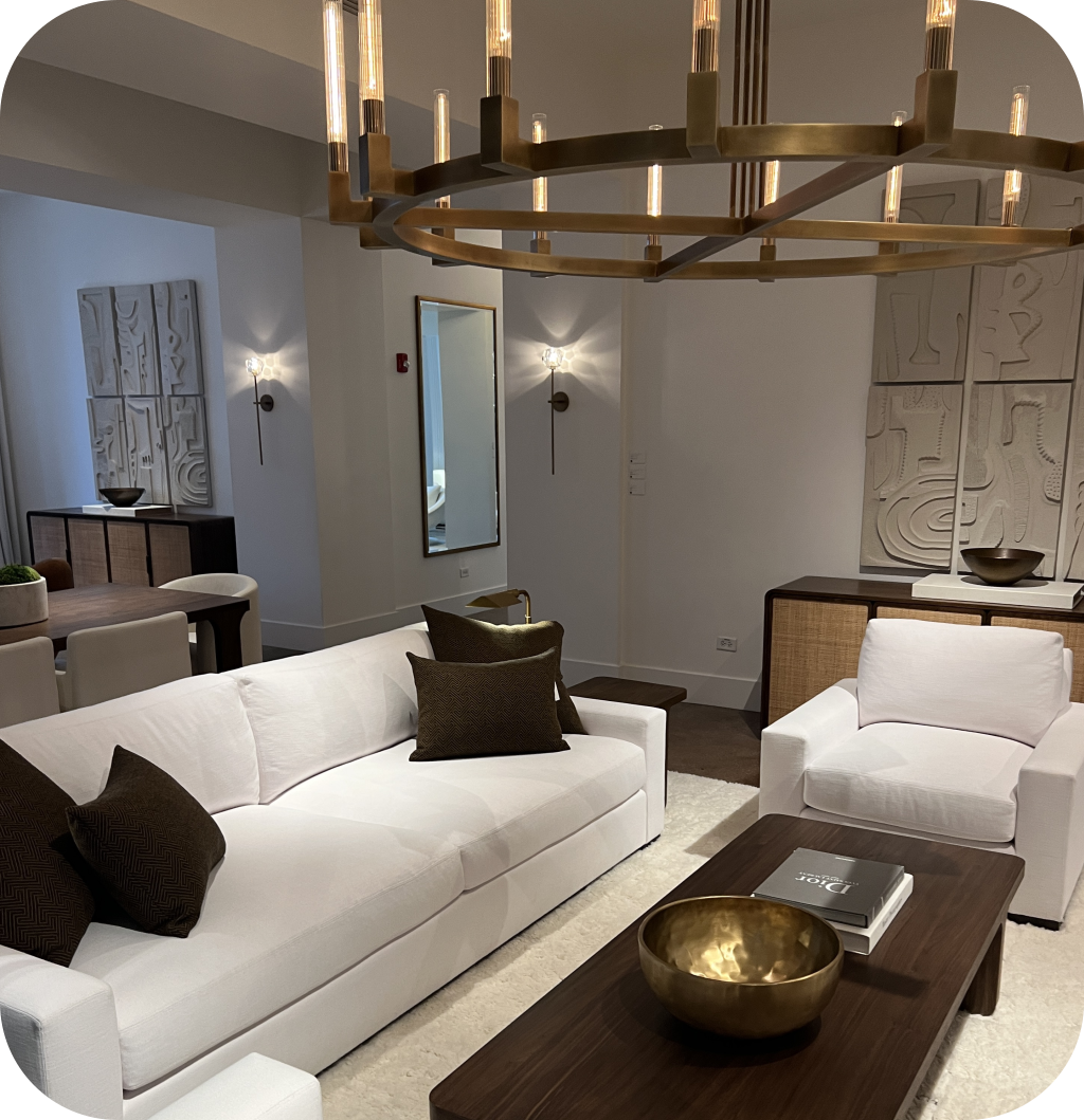 An elegant living room.