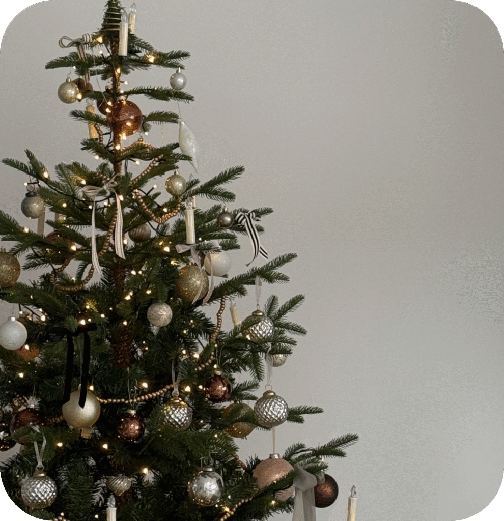 A modern Christmas tree.