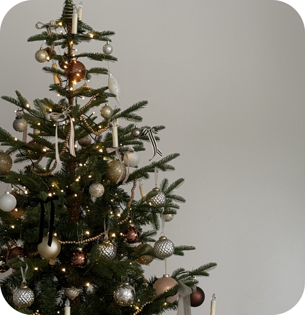 A modern Christmas tree.