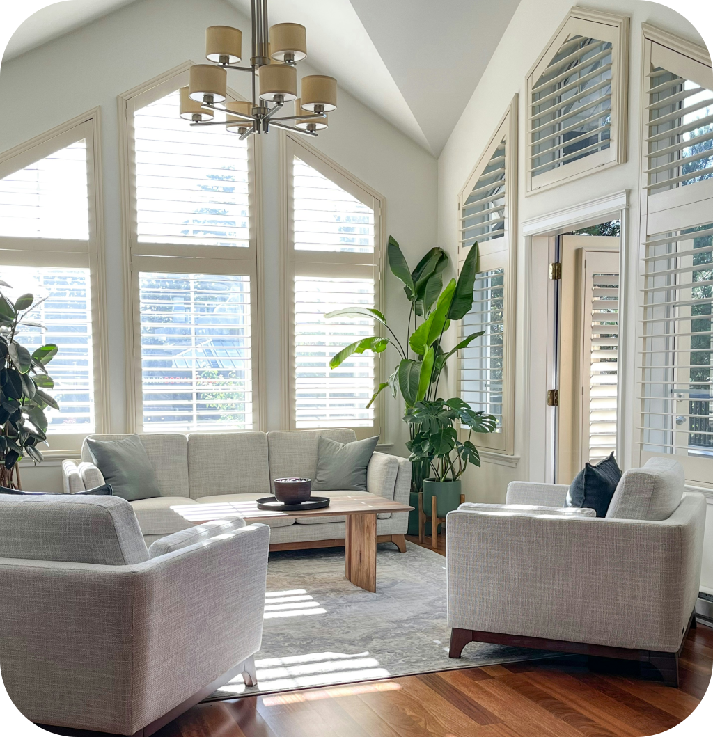 A modern living room.