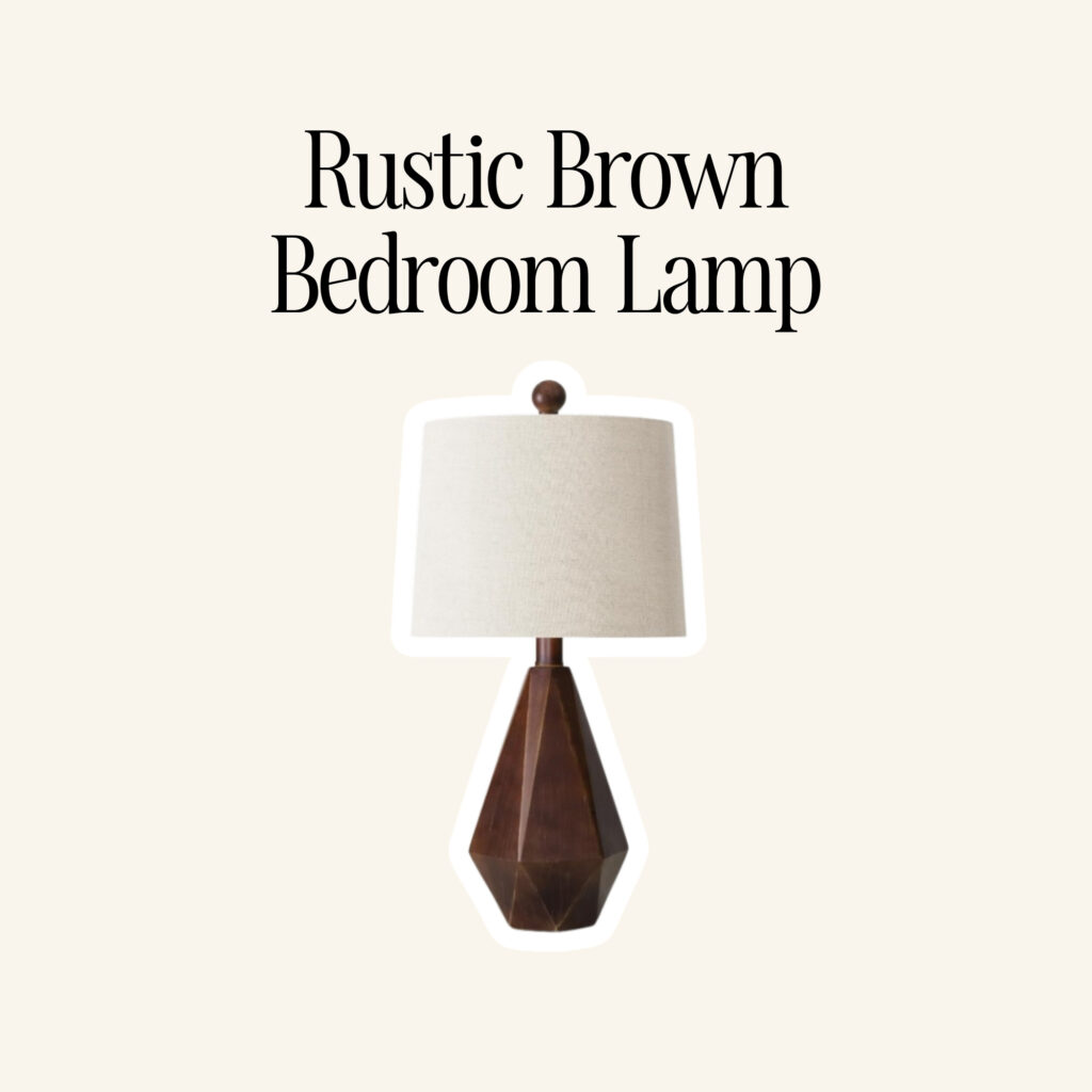 A bedroom lamp.