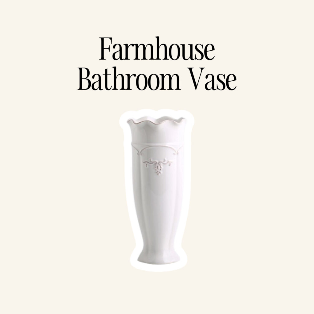 A bathroom vase.