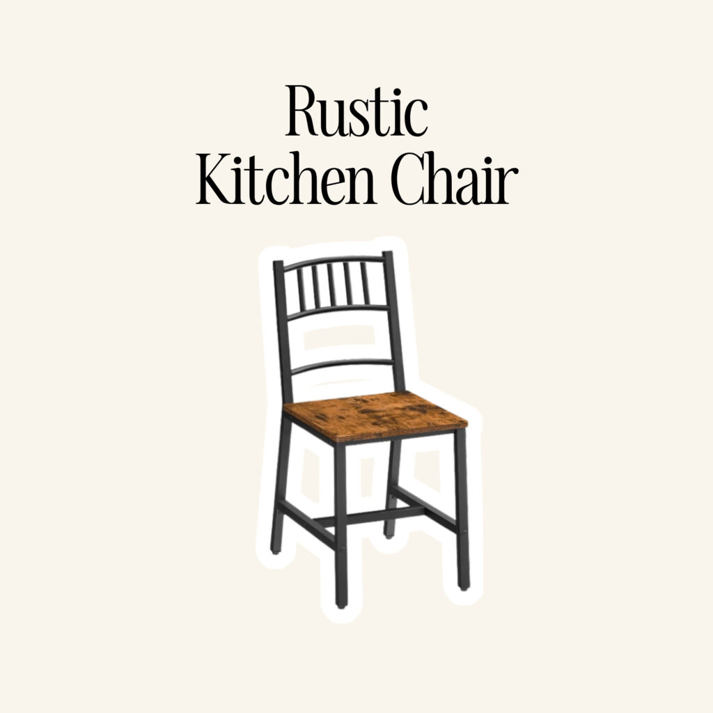 A kitchen chair.