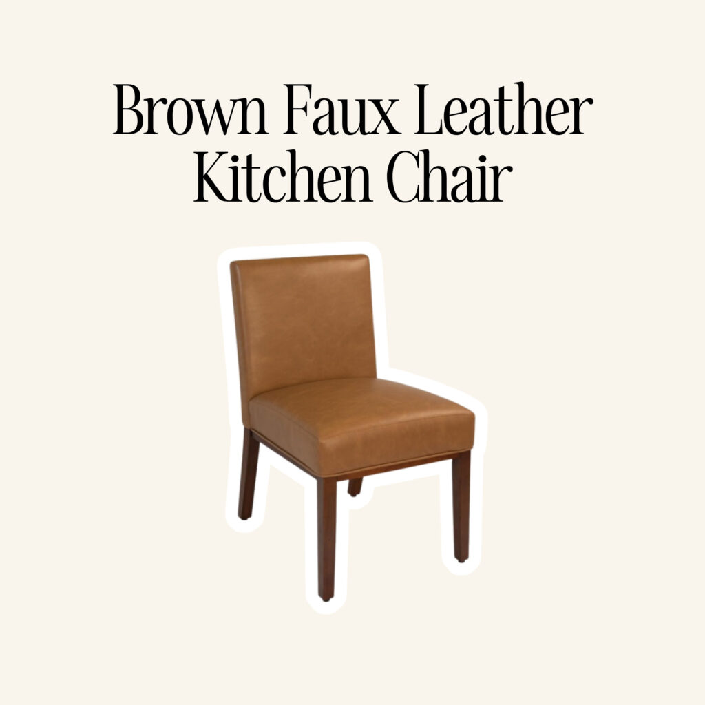 A kitchen chair.