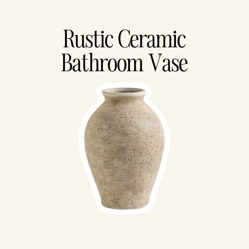 A bathroom vase.