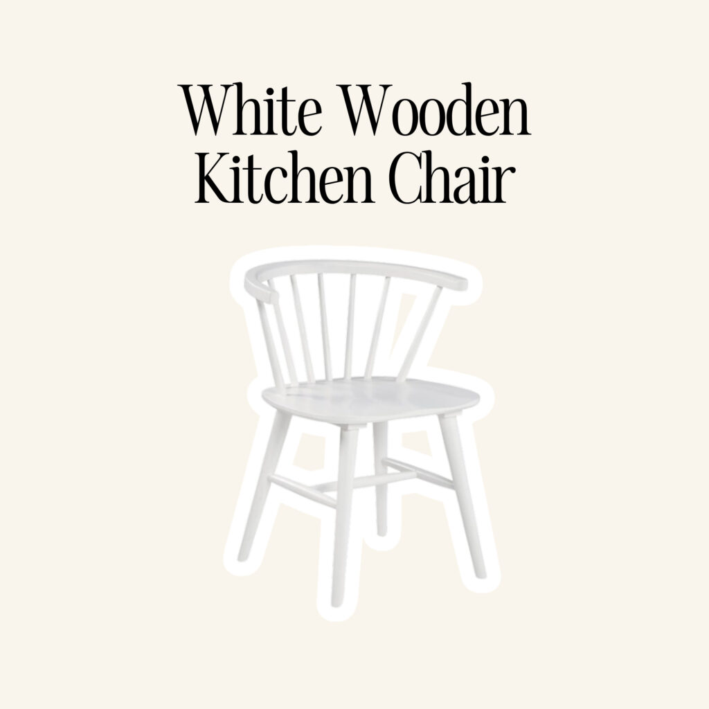 A kitchen chair.