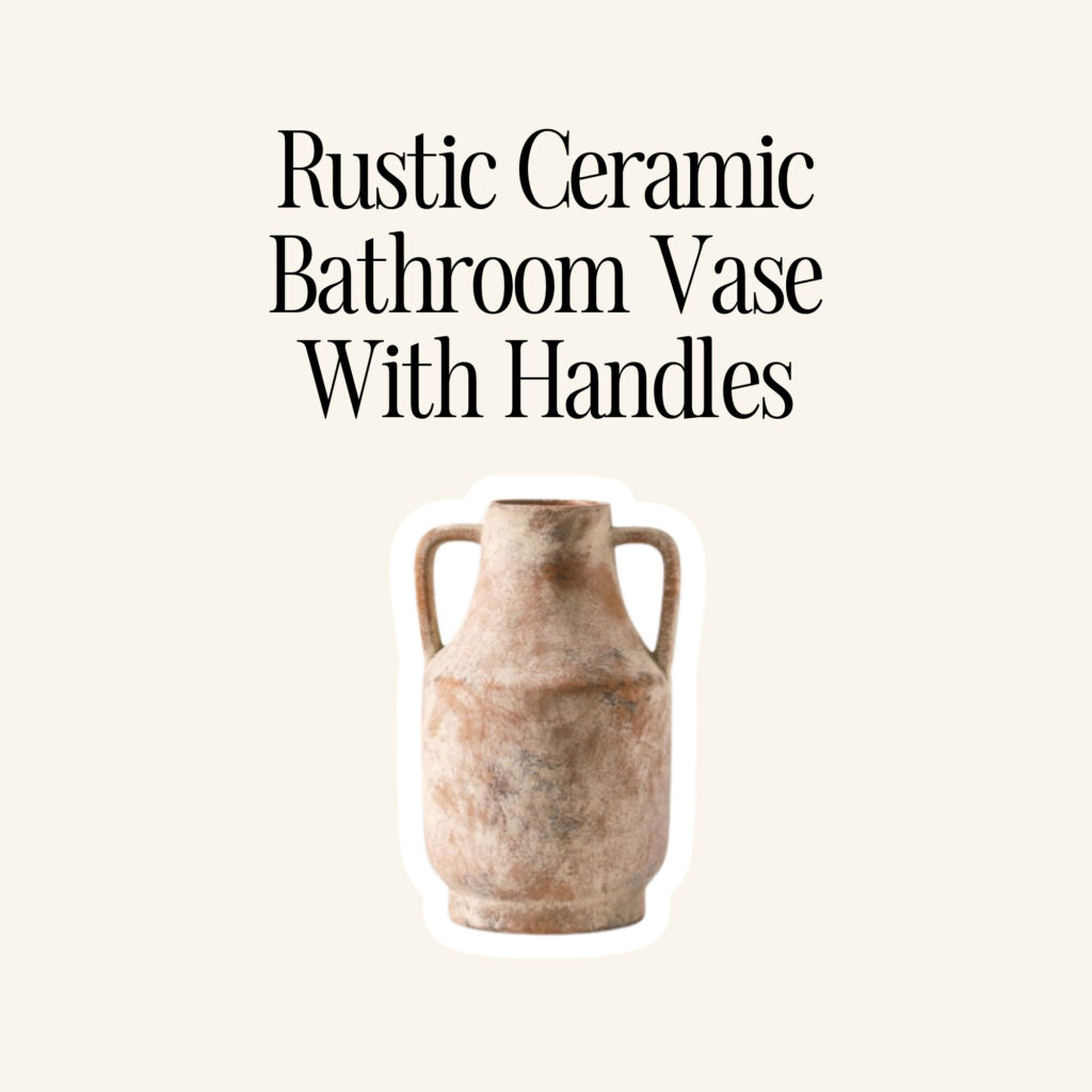 A bathroom vase.