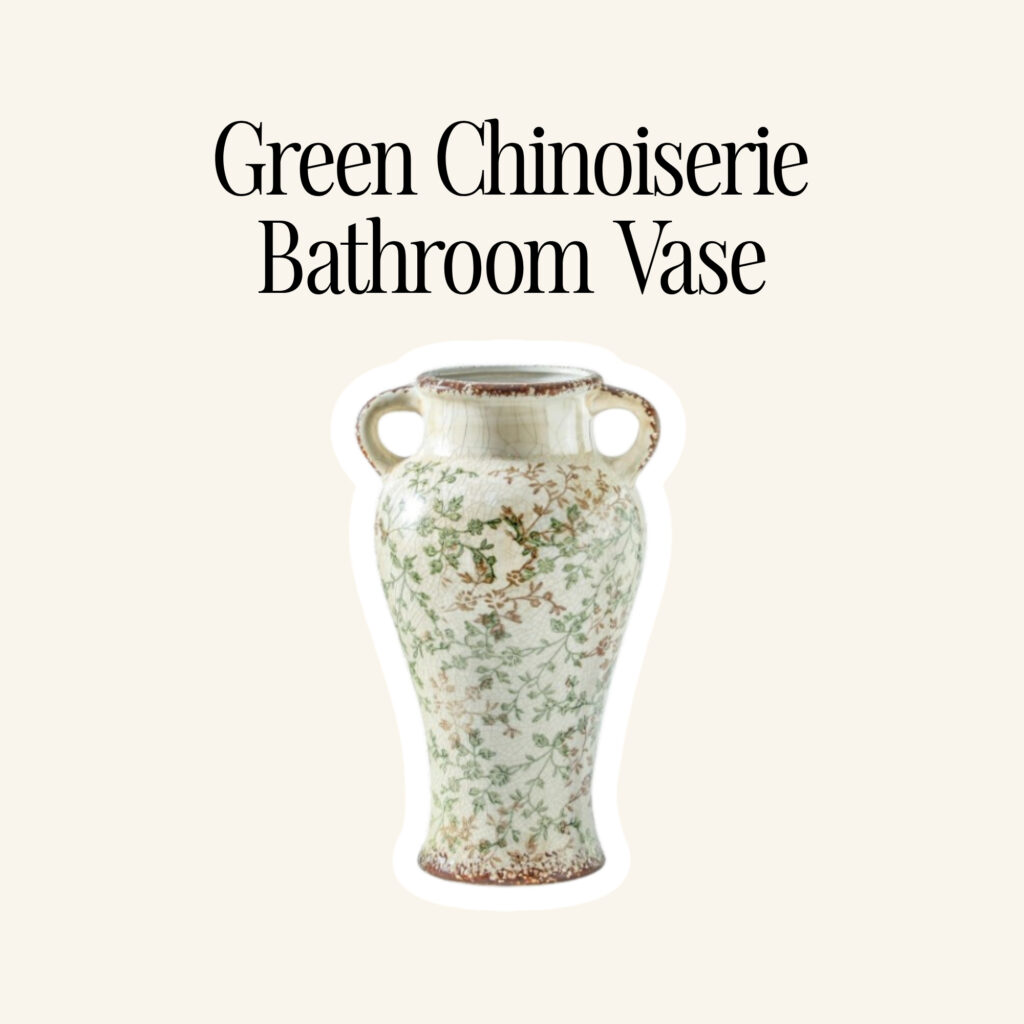 A bathroom vase.