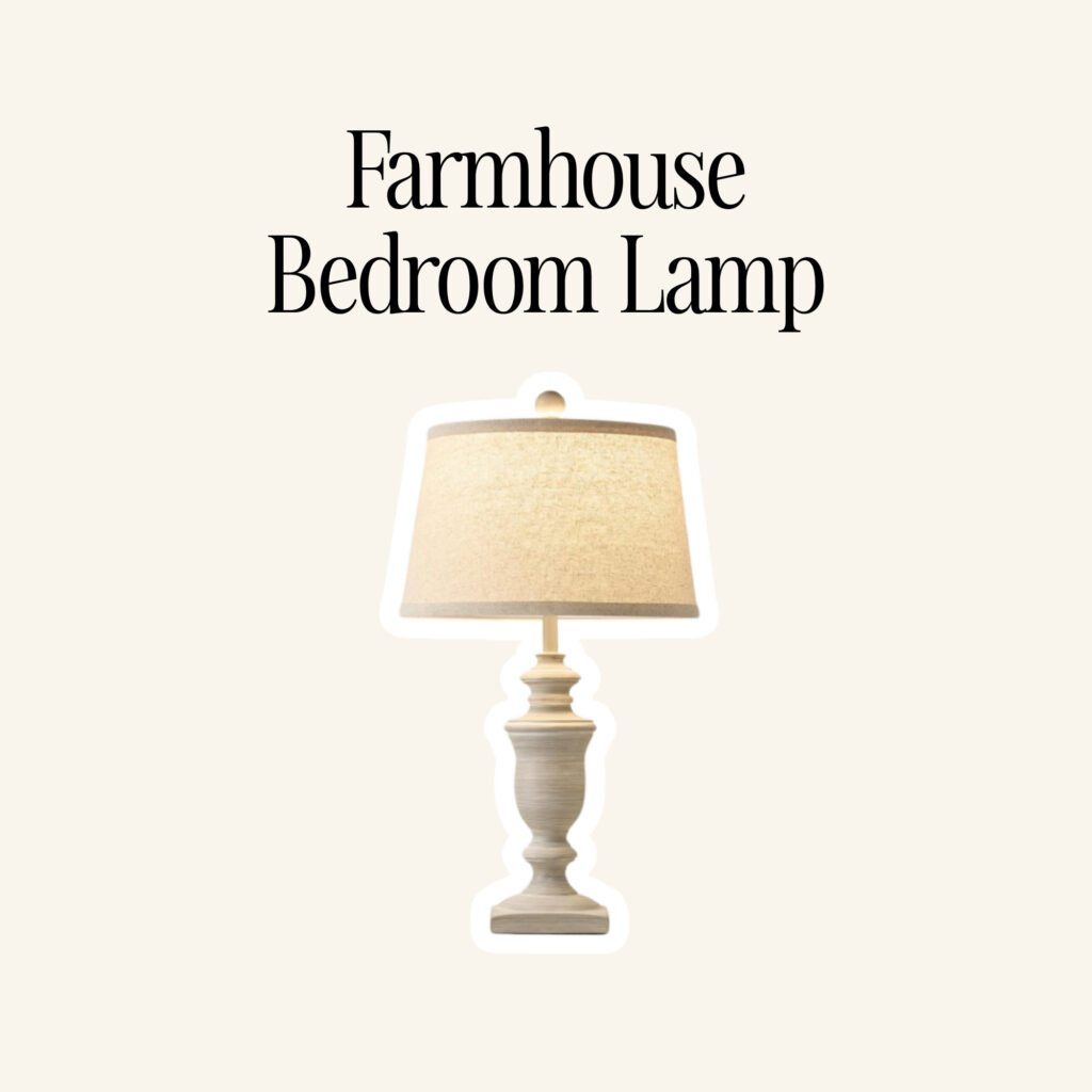 A bedroom lamp.