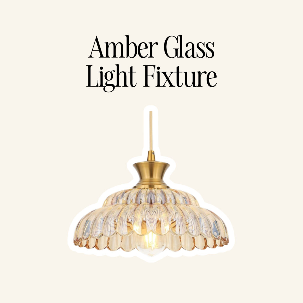 A living room light fixture.