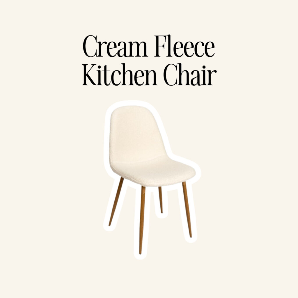 A kitchen chair.