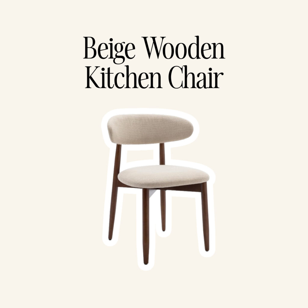 A kitchen chair.