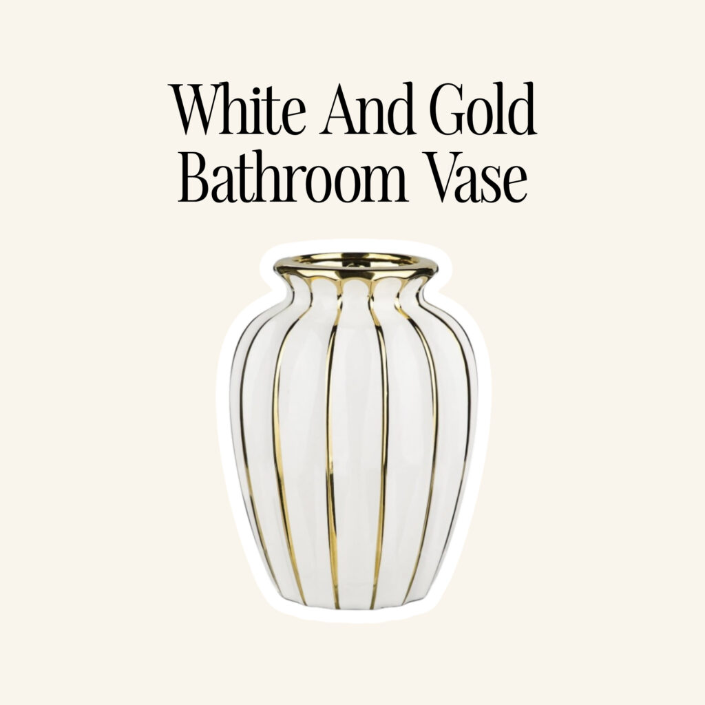 A bathroom vase.