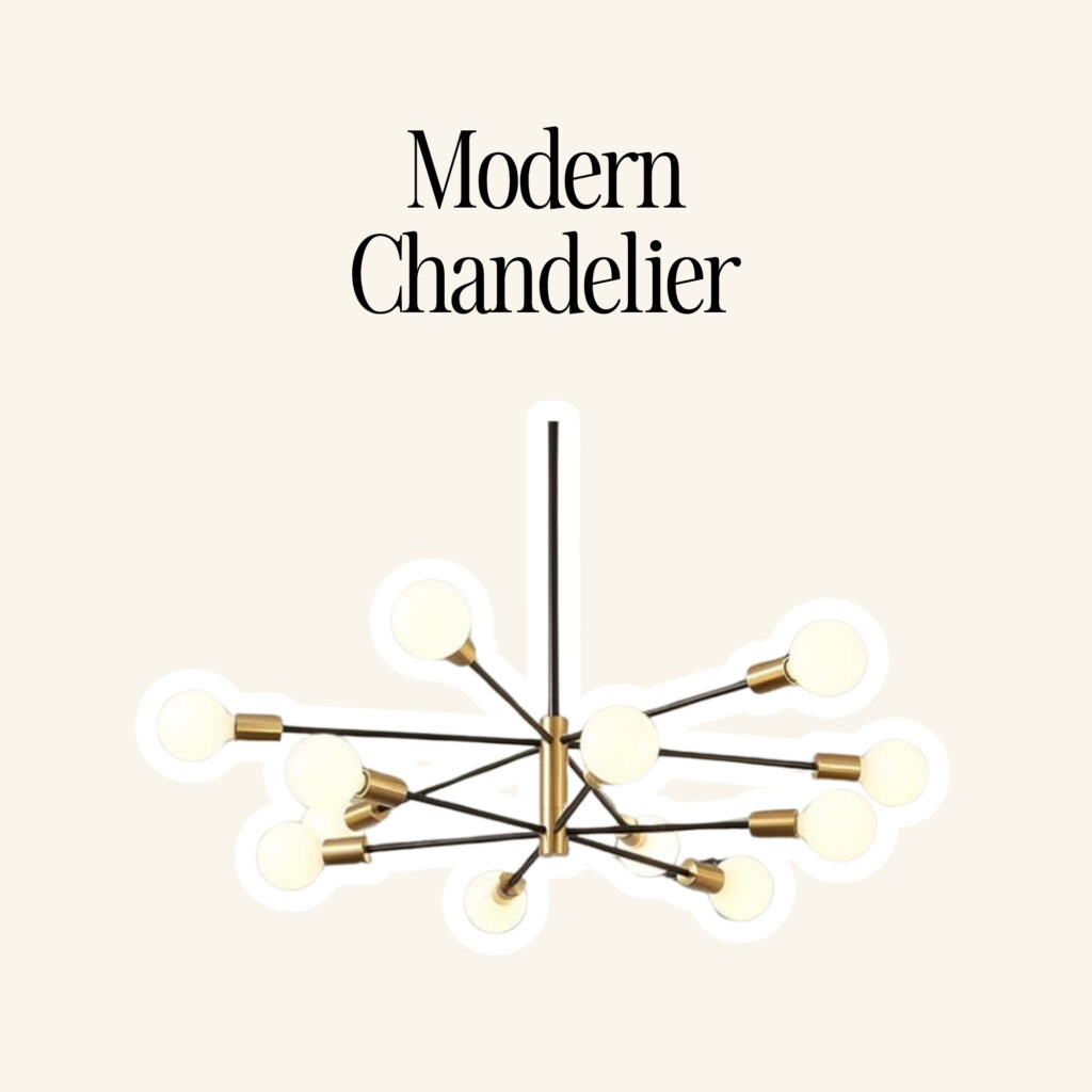 A living room light fixture.