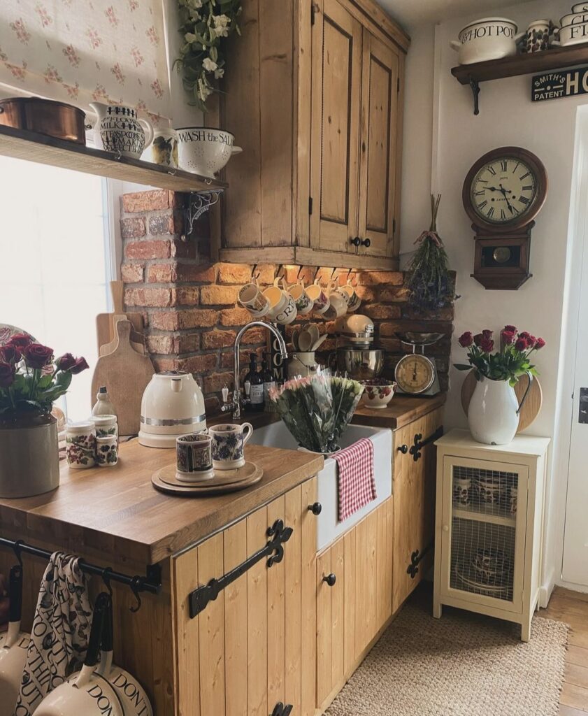 A farmhouse kitchen.