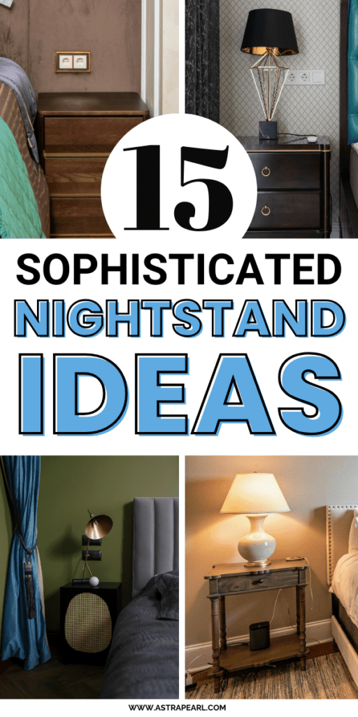 Pinterest Pin for nightstand ideas.