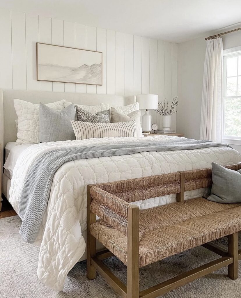 A coastal bedroom.