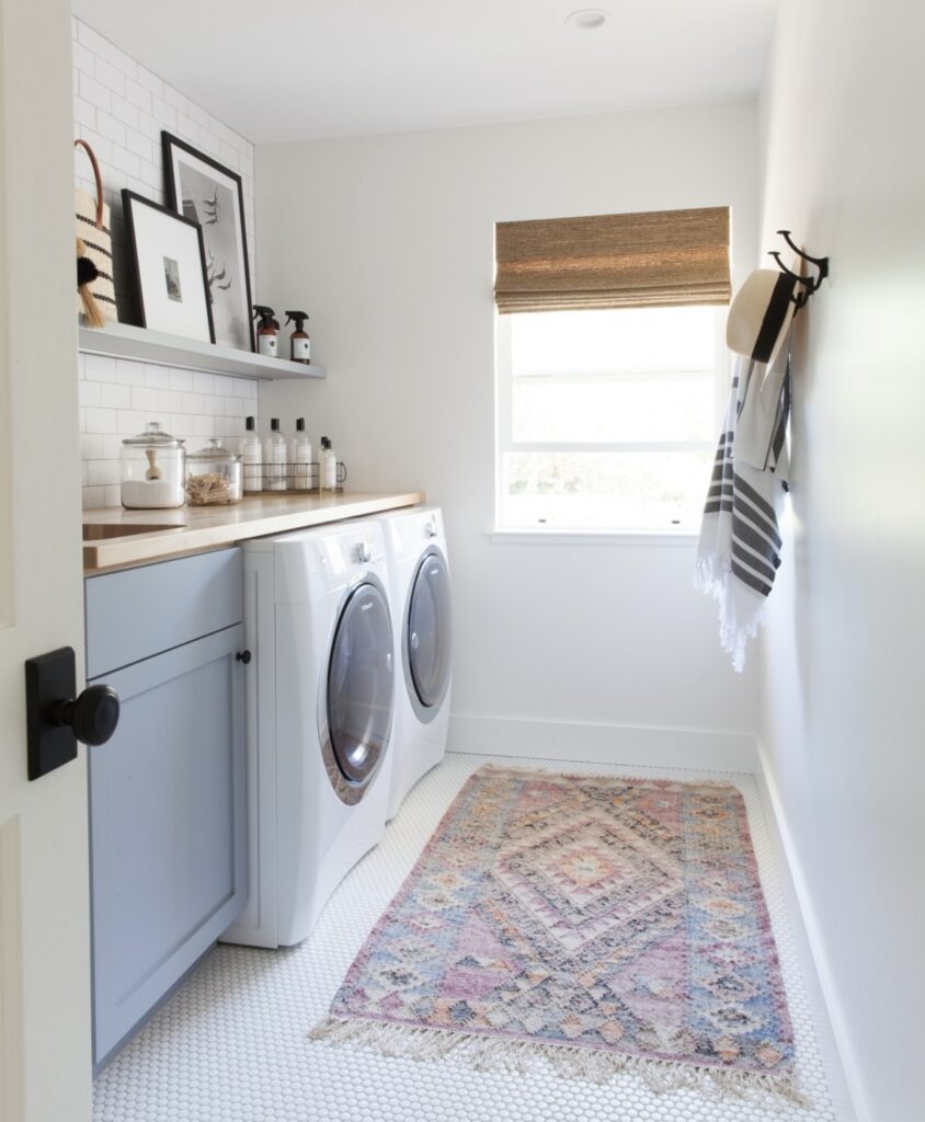 A modern laundry room.