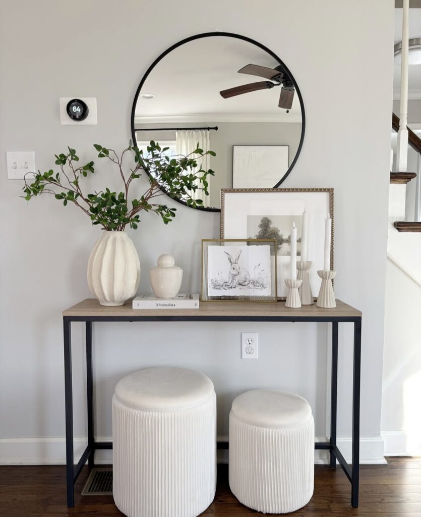 A neutral entryway.
