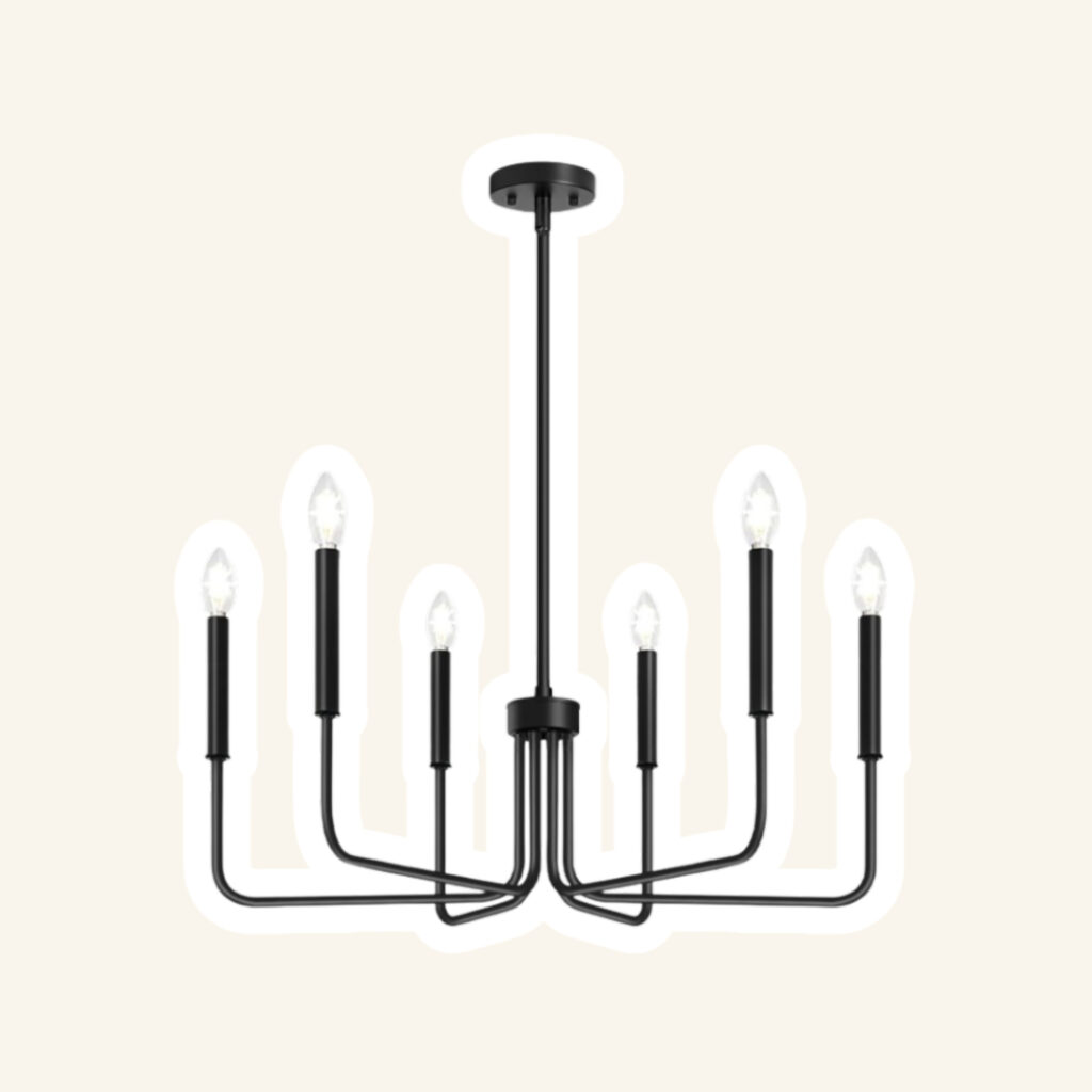 A kitchen light fixture.