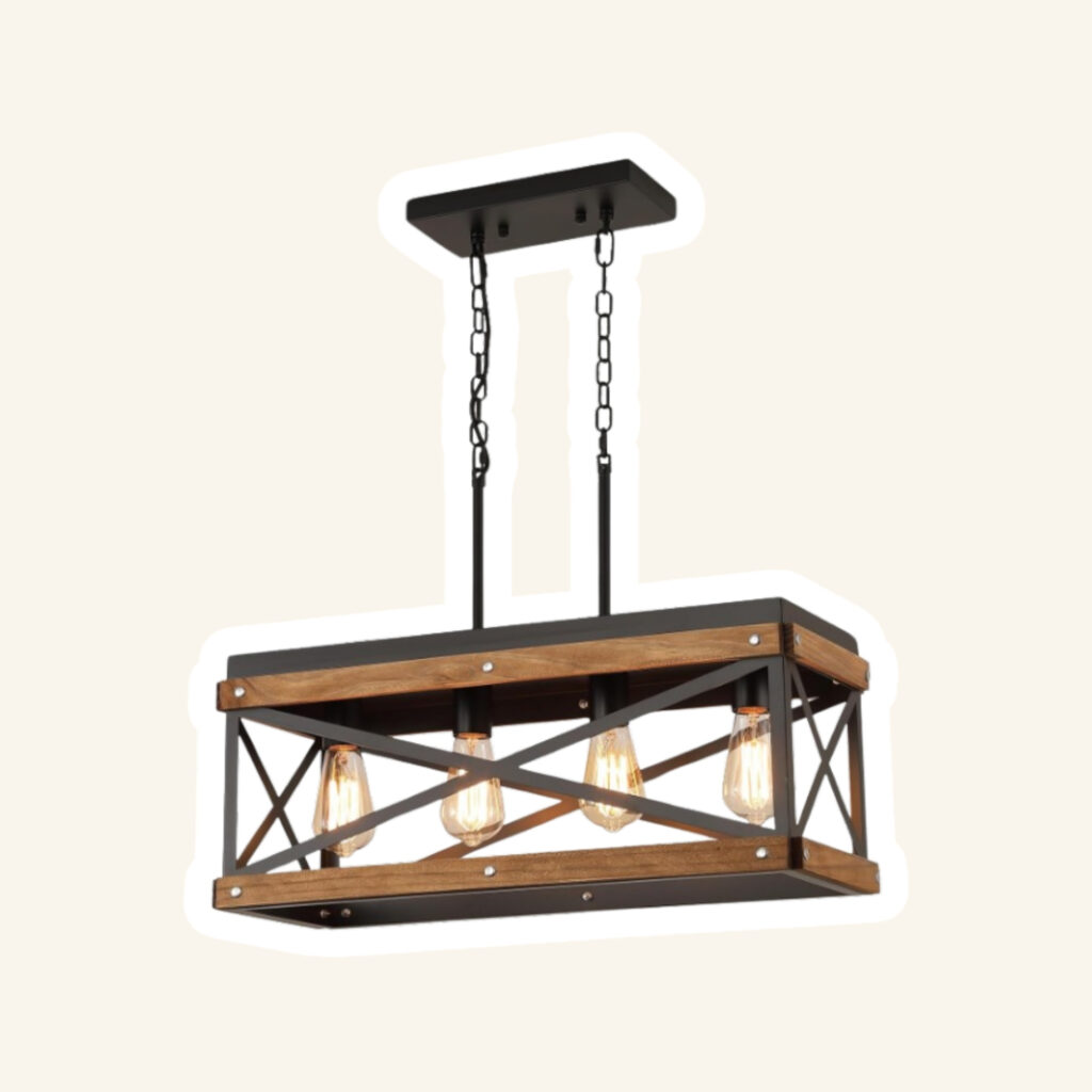 A kitchen light fixture.