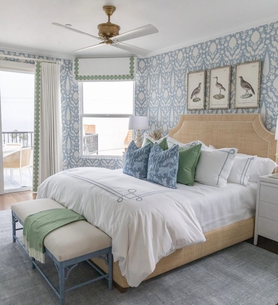 A coastal bedroom.