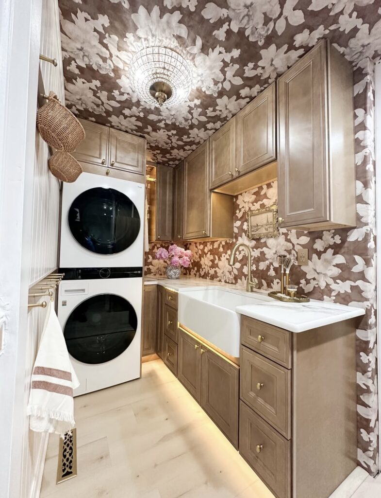 A modern laundry room.